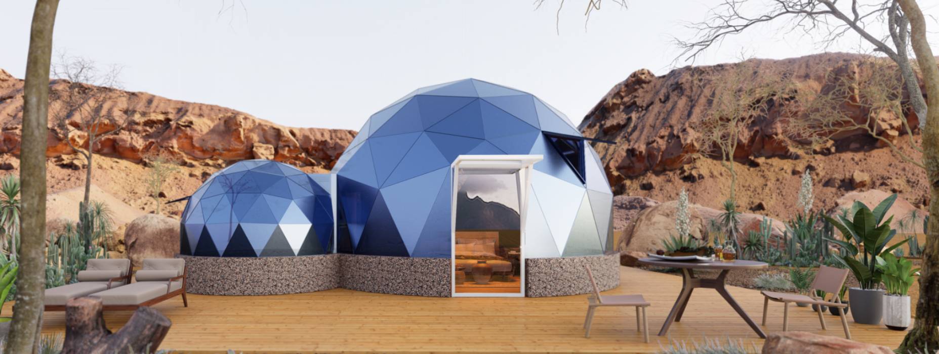 凤台县球形智能光伏玻璃星空房